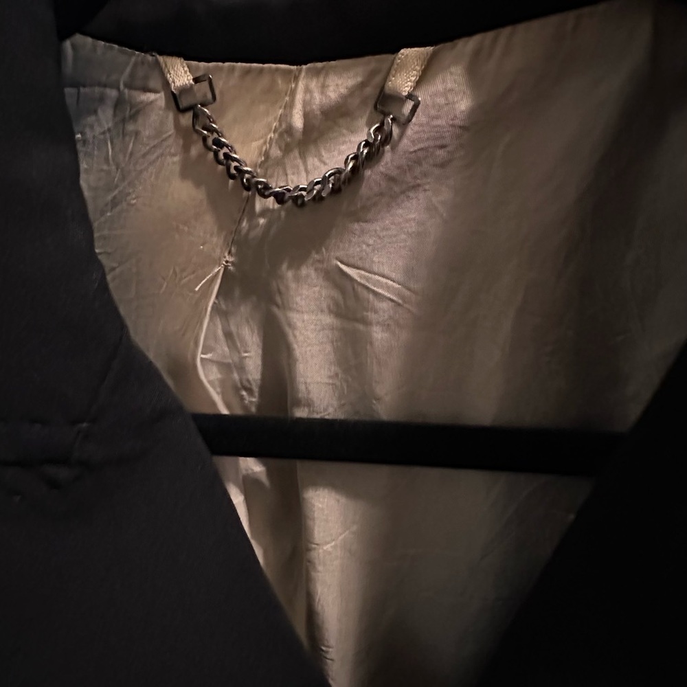 Daniele Alessandrini Black and Cream Blazer - Picture 3 of 7